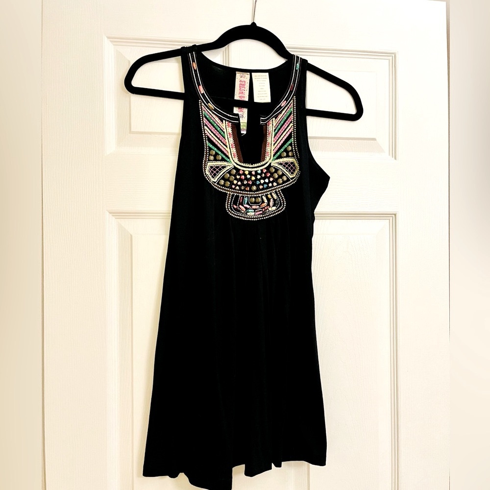 Women Beaded Tunic size small